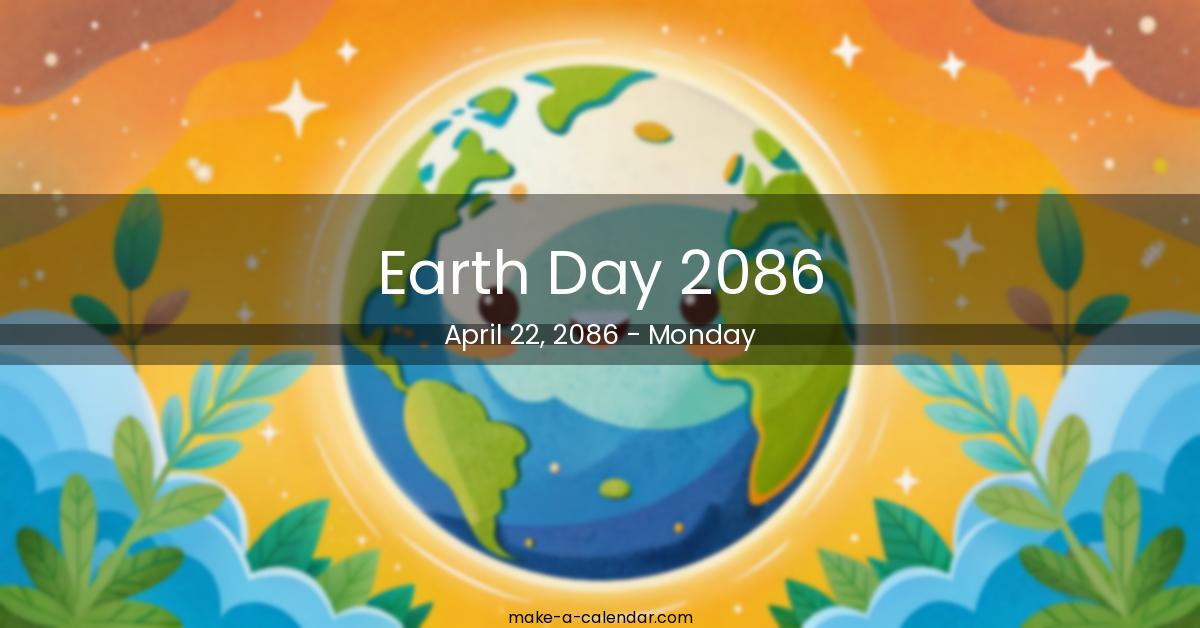 Earth Day 2086 | When is Earth Day 2086 date?
