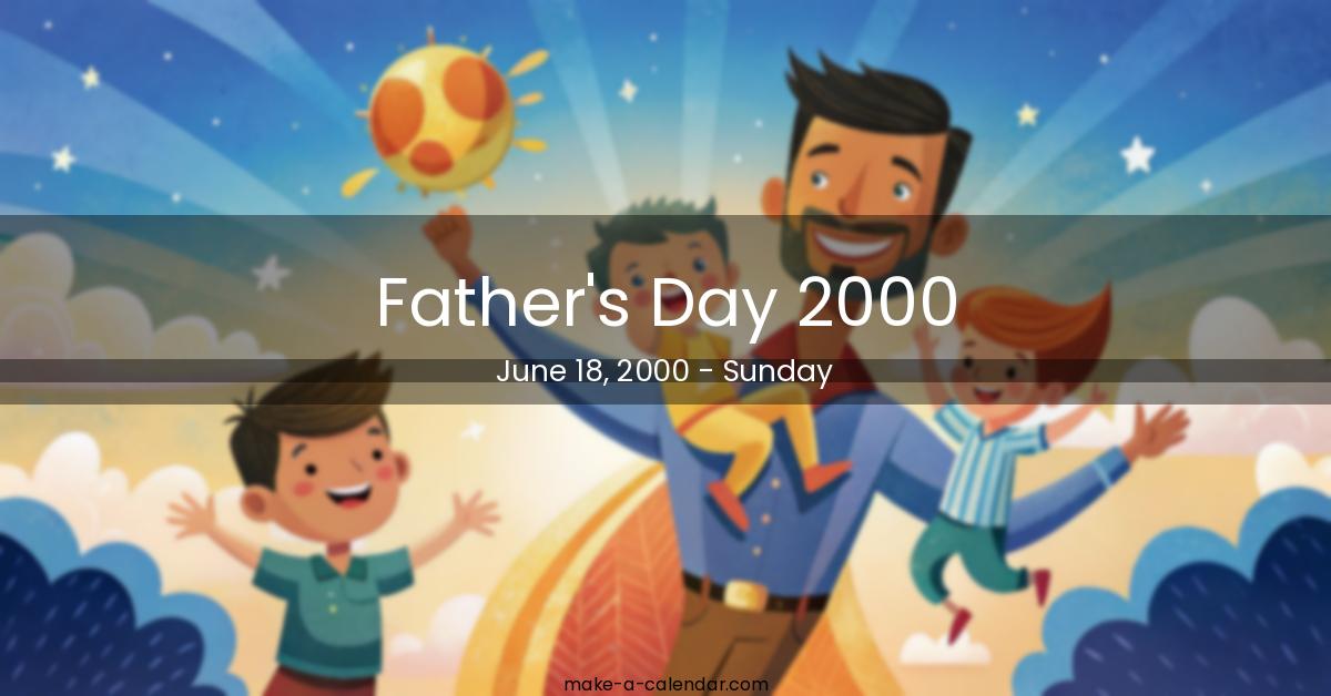 Father's Day 2000 When is Father's Day 2000 date?