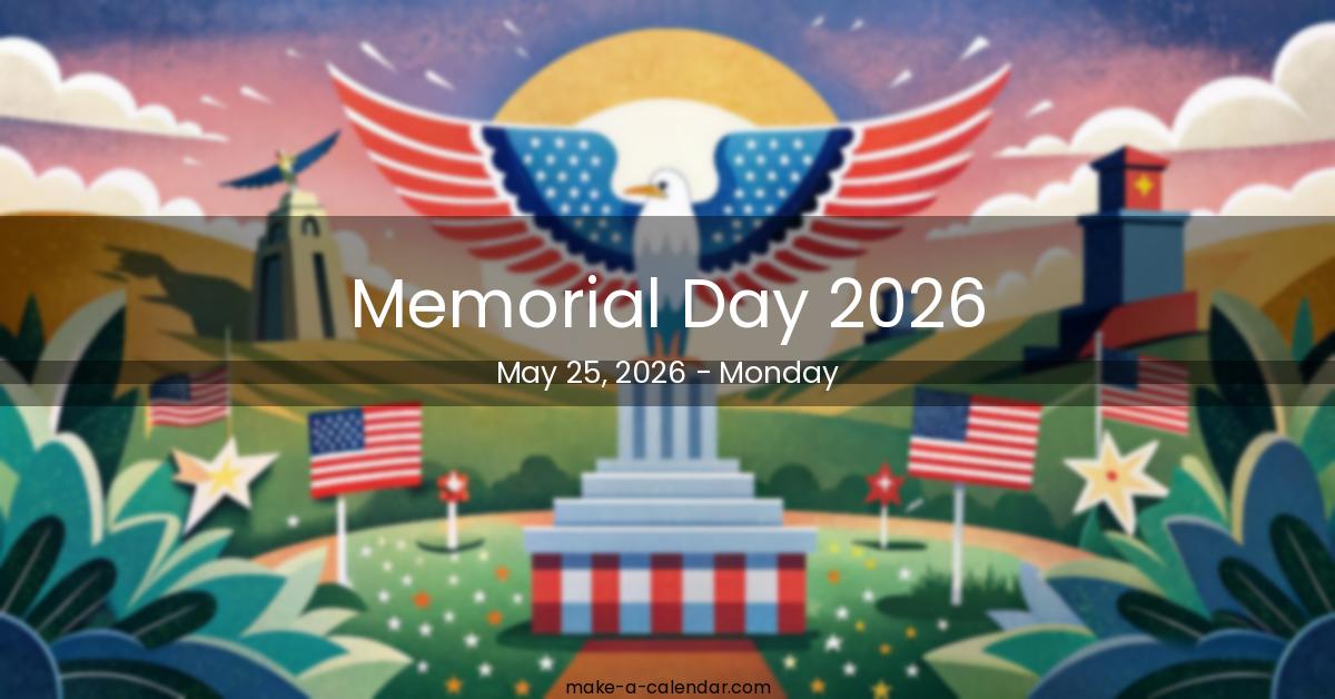 Memorial Day 2026 When is Memorial Day 2026 date? Memorial Day 2026 When is Memorial Day 2026 date?